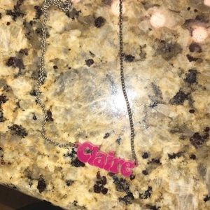Calling all CLAIRES! This necklace is for you!